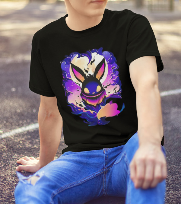 Eevee Darkness Cosmic Evolution Fantasy Anime T-Shirt