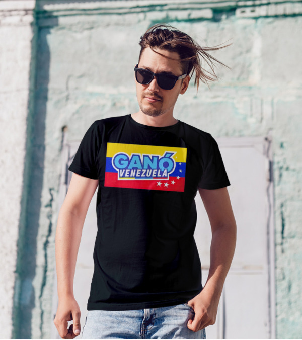 Ganó Venezuela Bandera Colores Estrellas T-Shirt