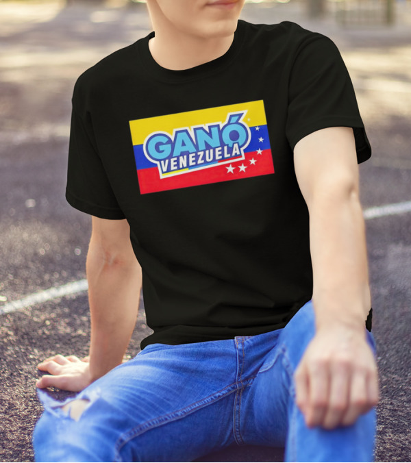 Ganó Venezuela Bandera Colores Estrellas T-Shirt