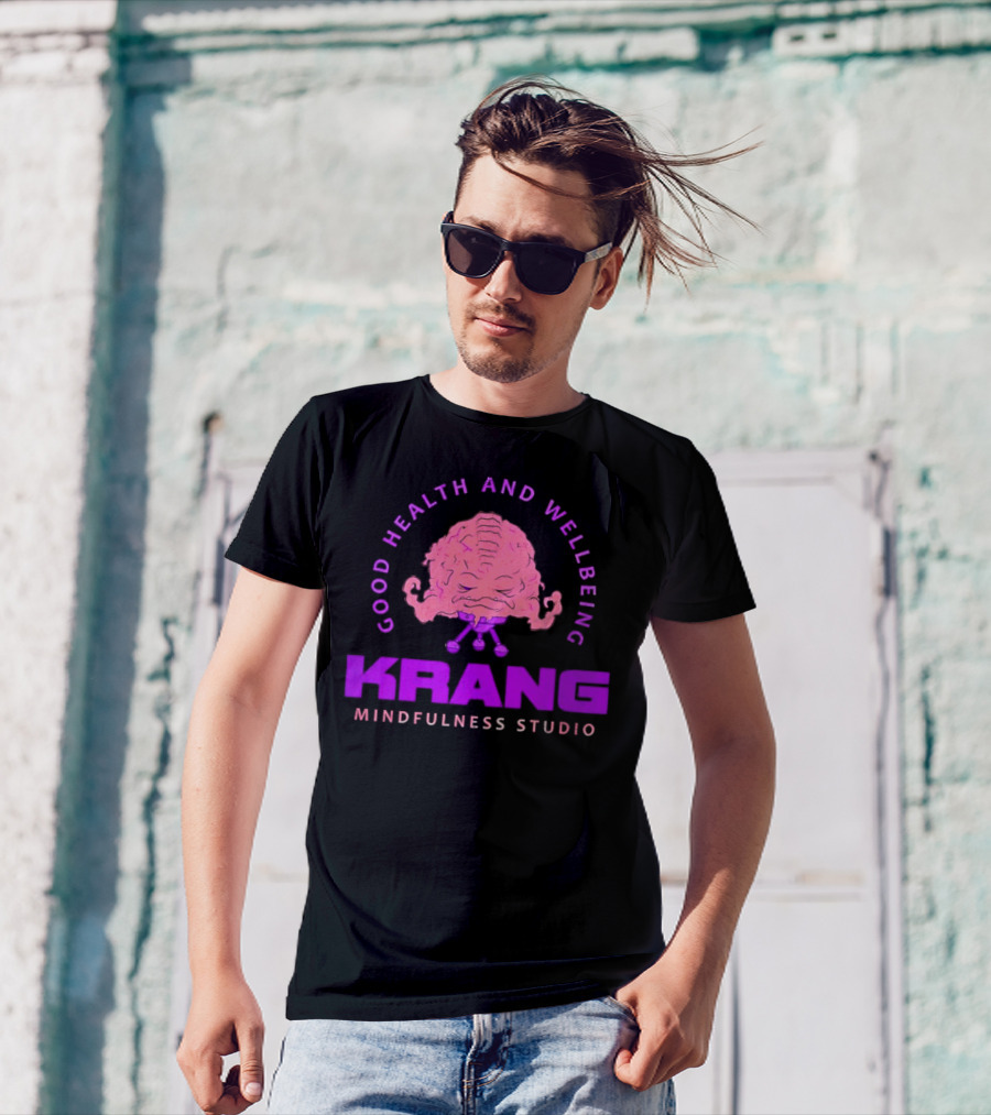 Good Health And Wellbeing Krang Mindfulness Studio Teenage Mutant Ninja Turtles T-Shirt