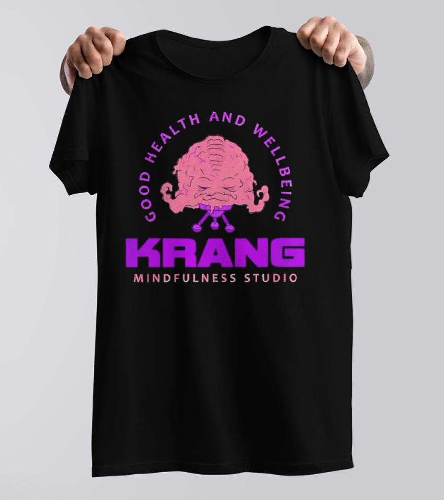 Good Health And Wellbeing Krang Mindfulness Studio Teenage Mutant Ninja Turtles T-Shirt