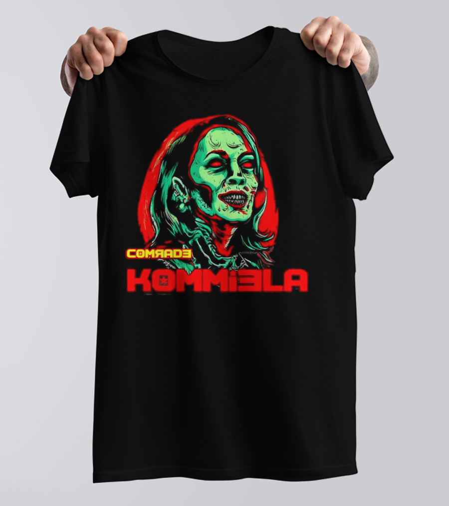Comrade Kommiela Zombie Kamala Harris T-Shirt
