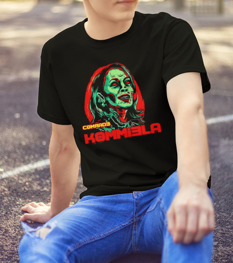 Comrade Kommiela Zombie Kamala Harris T-Shirt