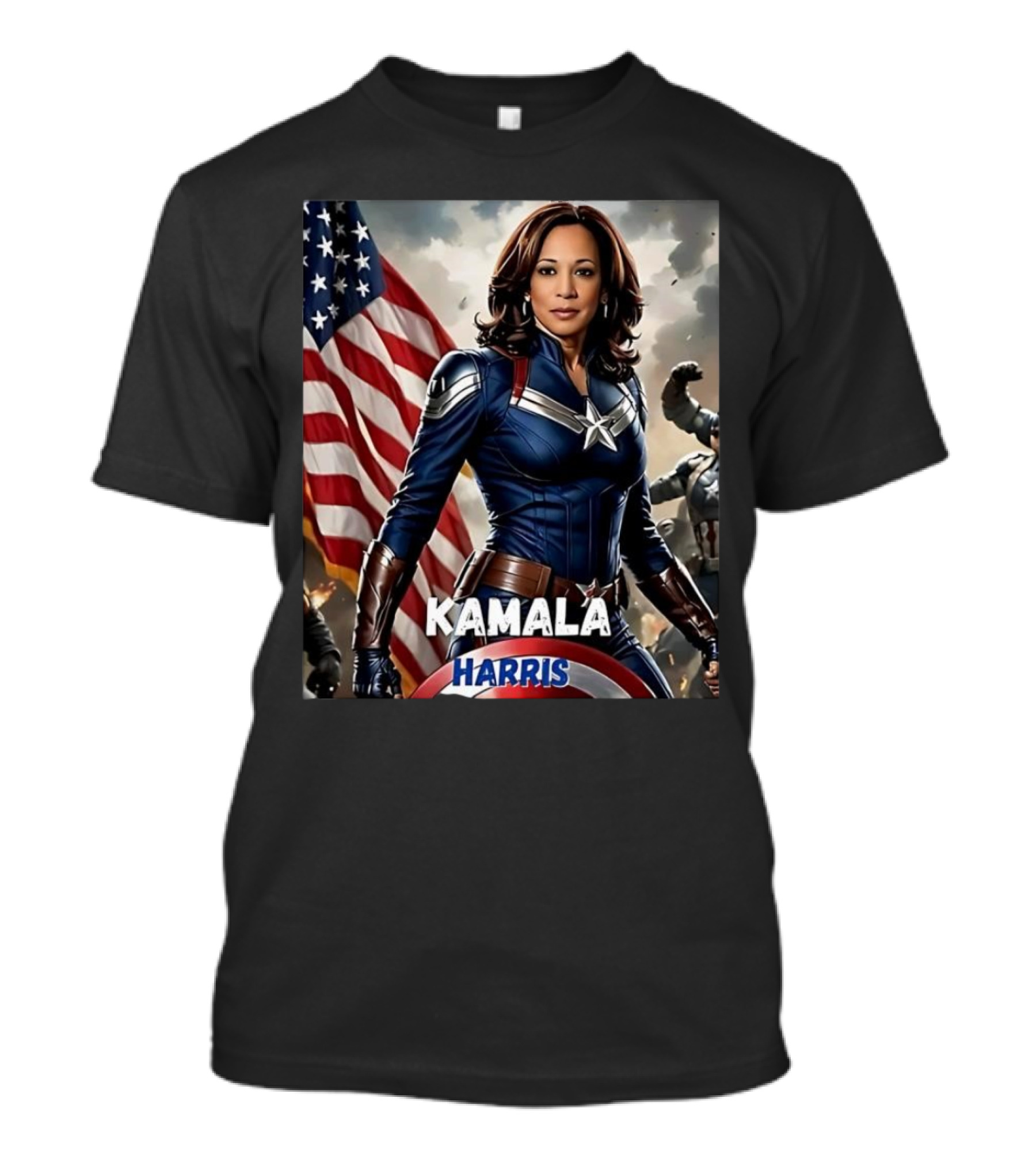 Kamala Harris In Captain America Suit T-Shirt