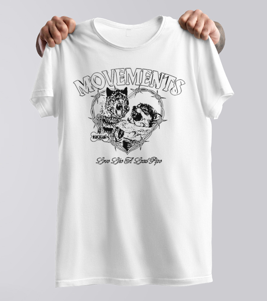 MOVEMENTS Love Like A Lead Pipe Wolf T-Shirt