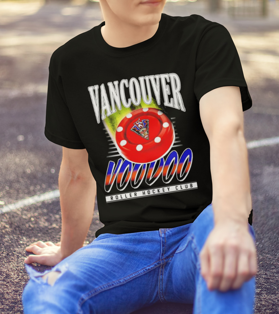Vancouver Voodoo Roller Hockey Club Puck Logo Classic T-Shirt