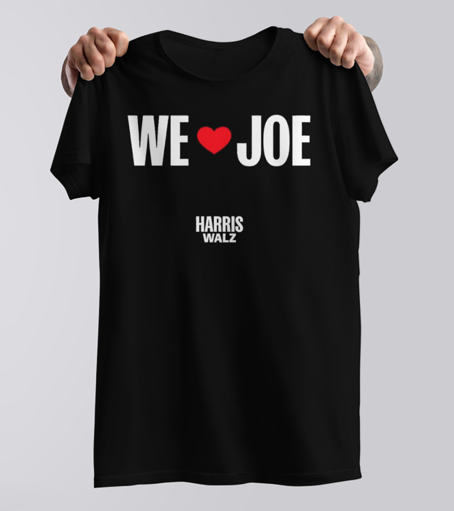 We Heart Joe Biden Harris Walz T-Shirt