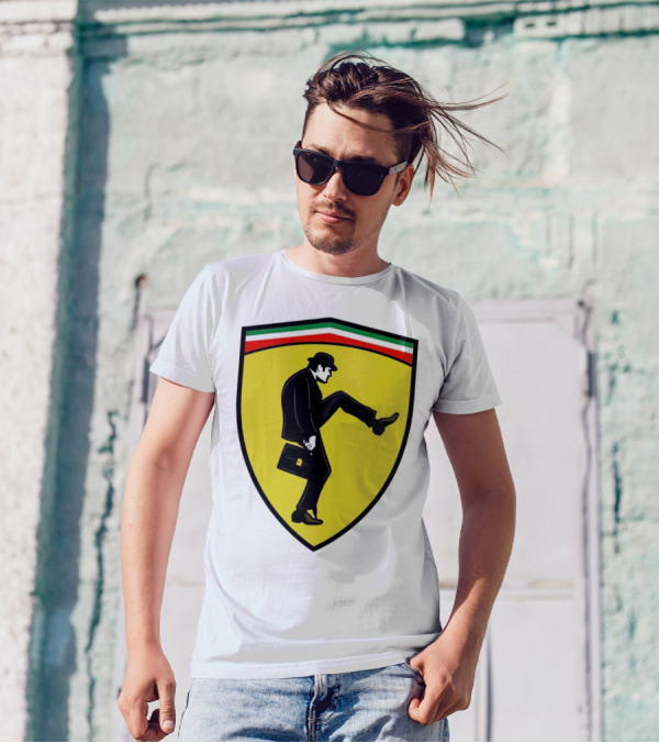 Ministry Of Silly Walks Monty Python Ferrari T-Shirt