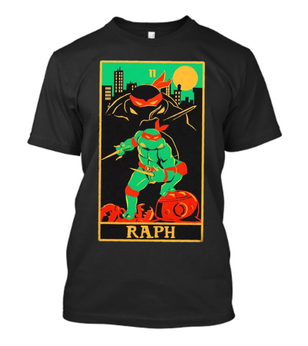 Raph Tarot XI Teenage Mutant Ninja Turtles Raphael T-Shirt