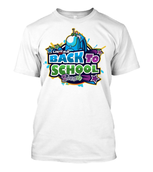 USSSA Back To School Bash 2024 California Baseball Backpack Stars T-Shirt