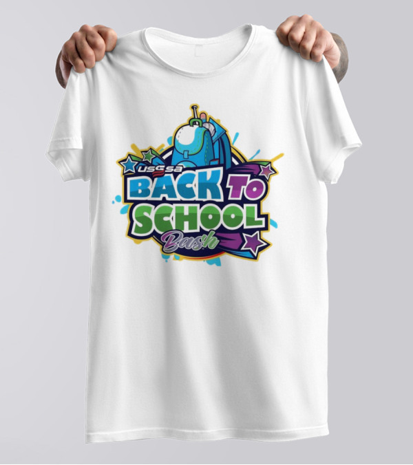 USSSA Back To School Bash 2024 California Baseball Backpack Stars T-Shirt