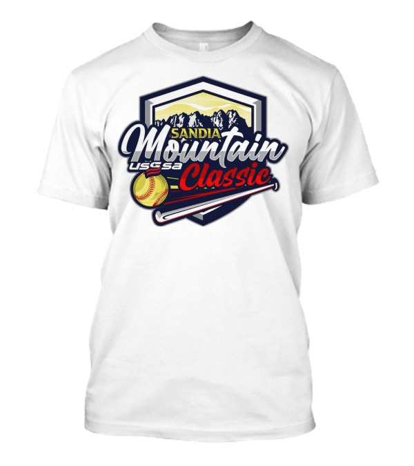 USSSA New Mexico Fast Pitch Sandia Mountain Classic 2024 Softball Tournament T-Shirt
