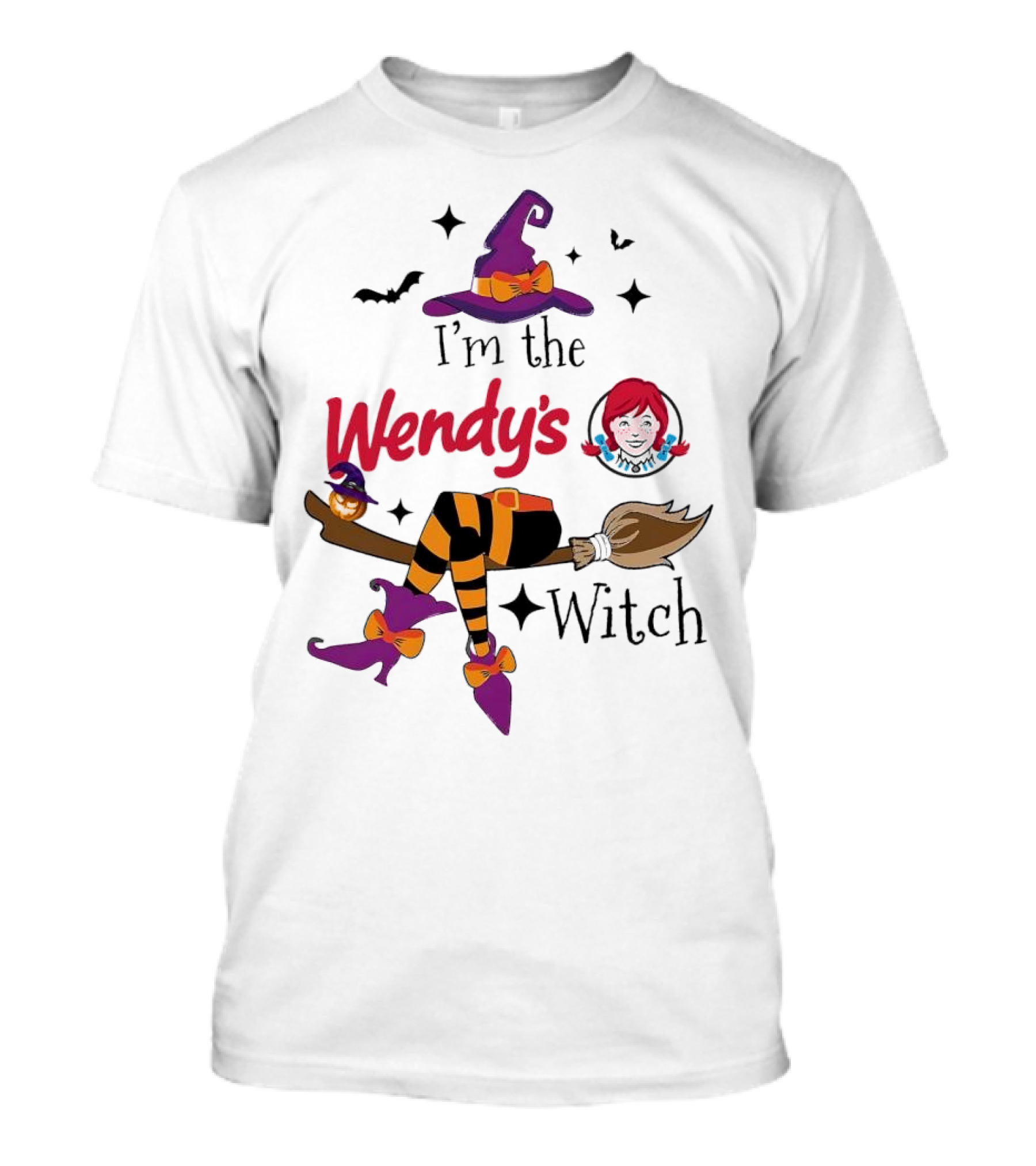 I'm The Wendy's Witch Halloween Broomstick Magic T-Shirt