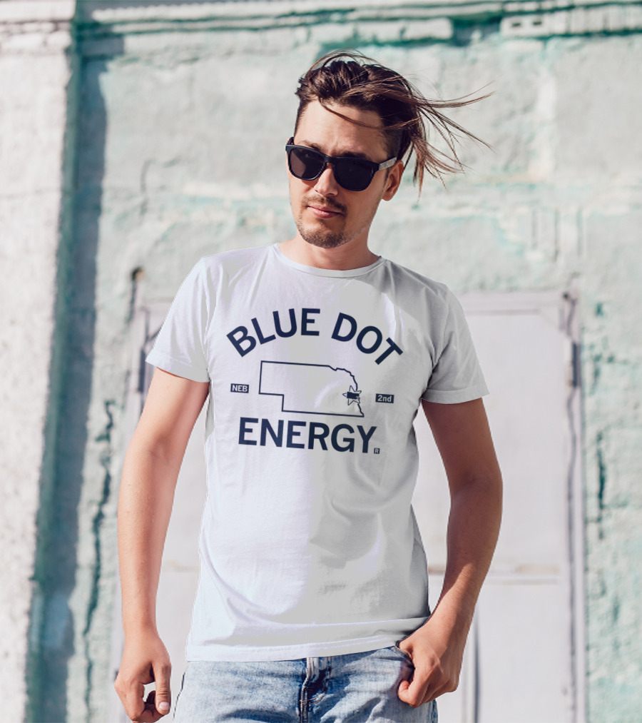 Blue Dot Energy Nebraska Neb 3rd State T-Shirt