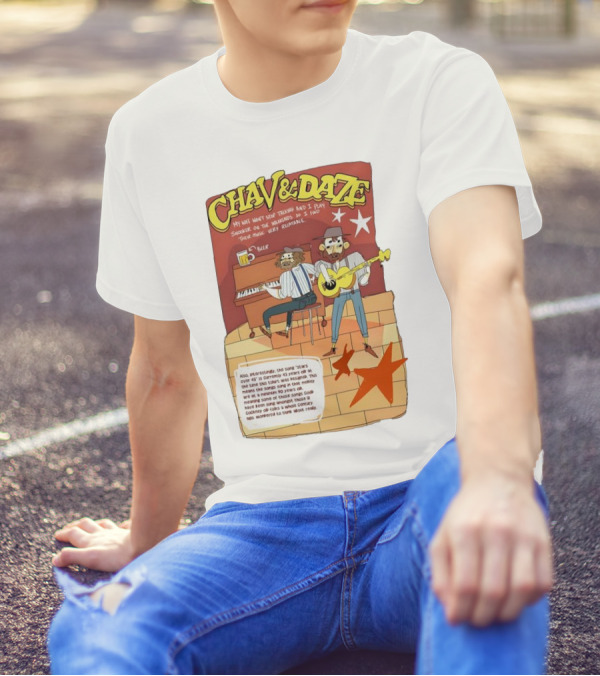 Chav And Dave My Wife Won't Stop Talking And I Play Snooker On The Weekends Music Very Relaxing T-Shirt