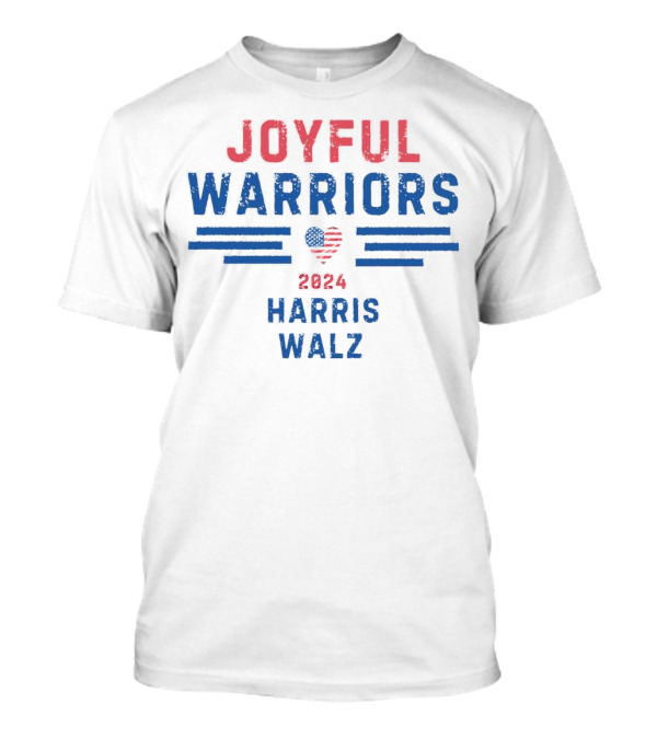 Joyful Warriors Harris Walz 2024 Election T-Shirt