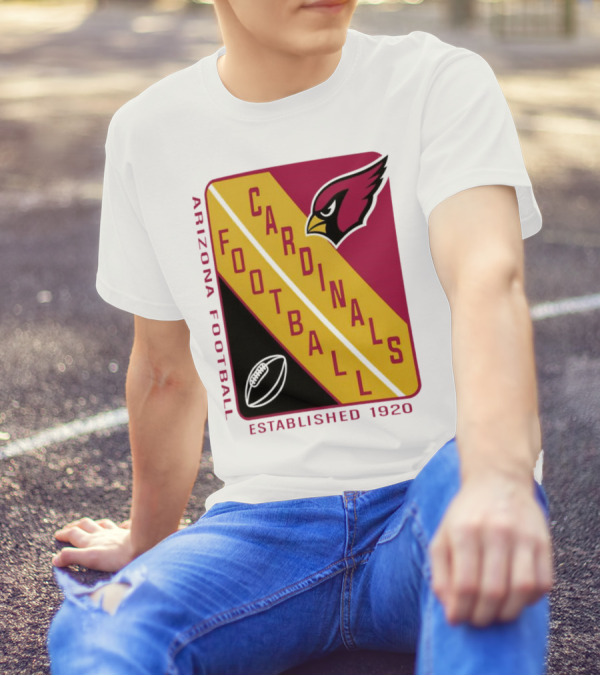 Arizona Cardinals Football Established 1920 Starter Shield T-Shirt