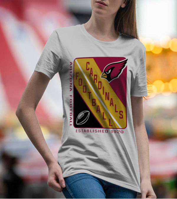 Arizona Cardinals Football Established 1920 Starter Shield T-Shirt