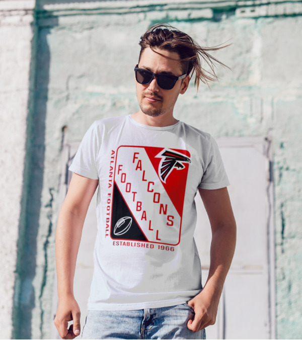 Atlanta Falcons Football Established 1966 Shield T-Shirt