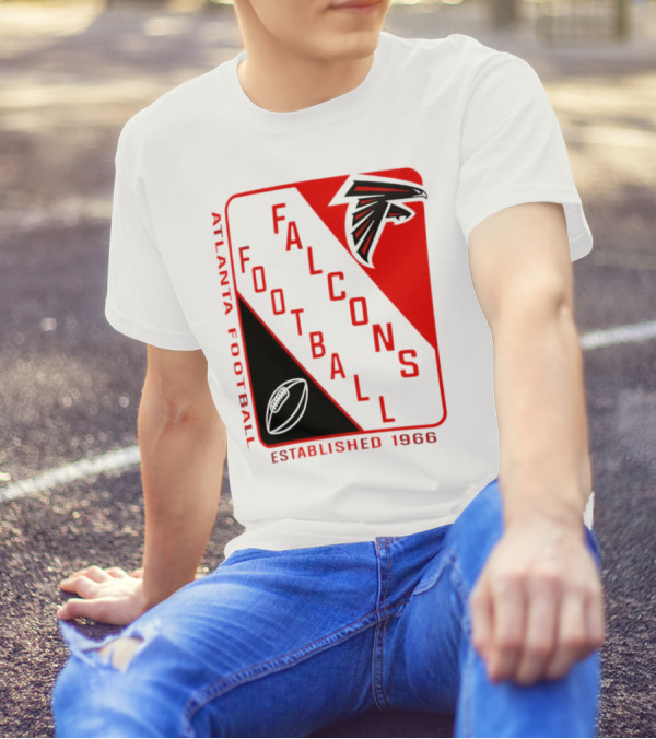 Atlanta Falcons Football Established 1966 Shield T-Shirt