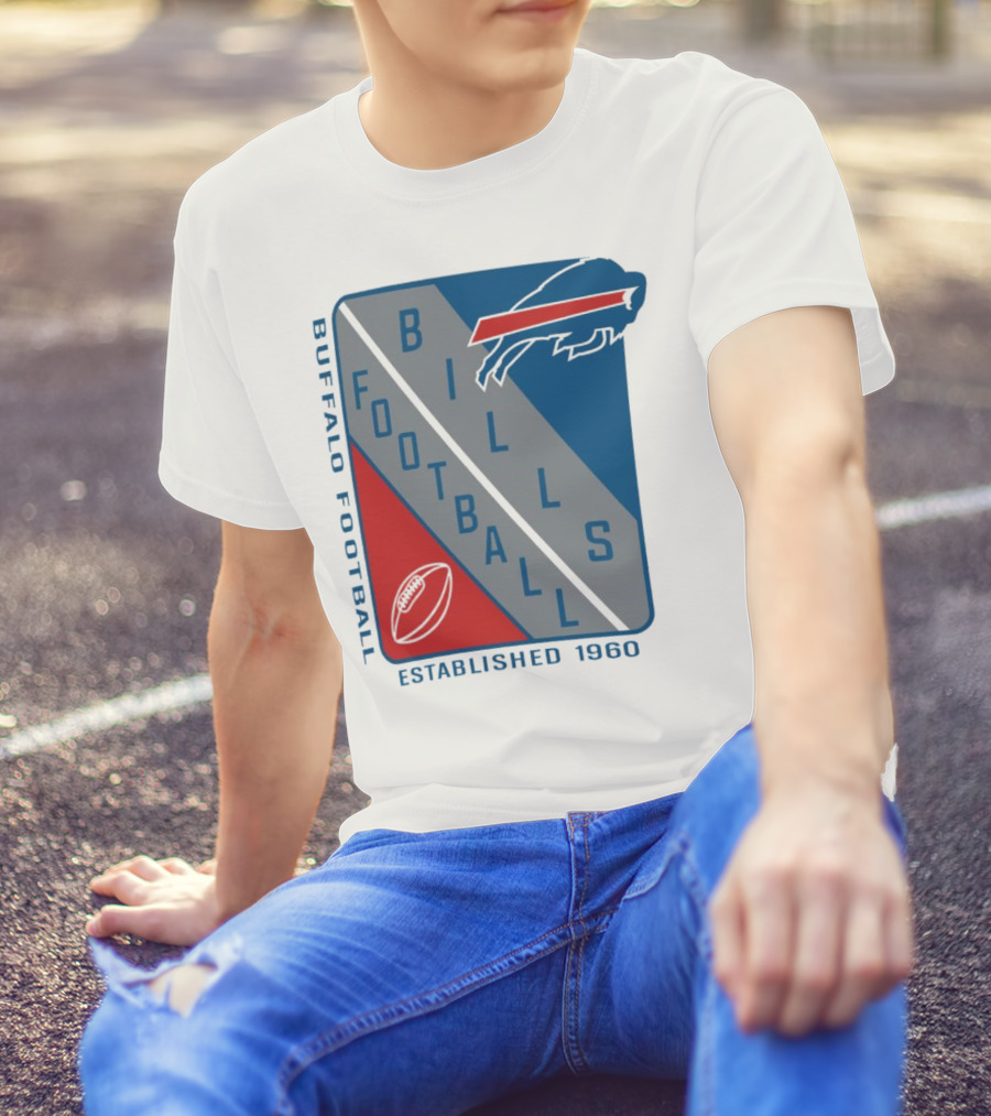 Buffalo Bills Football Established 1960 Shield T-Shirt