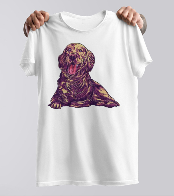 Golden Retriever Cute Dog T-Shirt