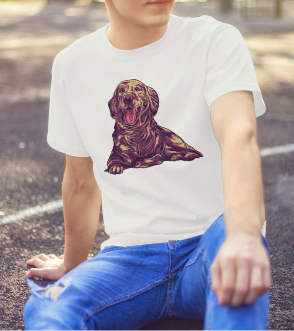 Golden Retriever Cute Dog T-Shirt