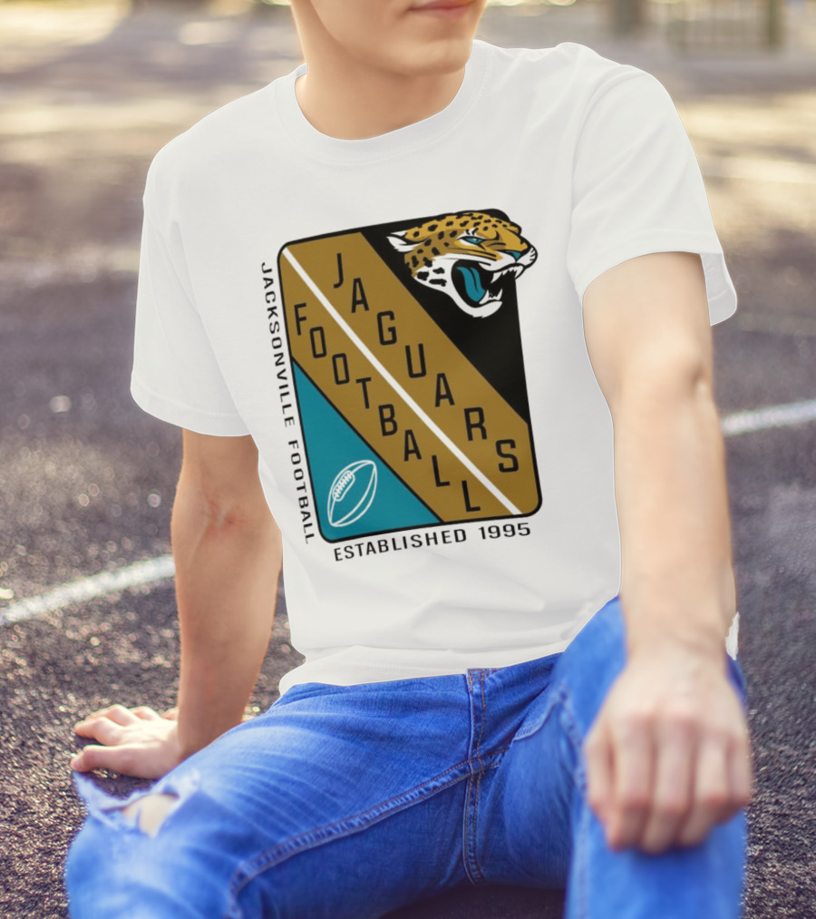 Jacksonville Jaguars Football Established 1995 Jaguars Football T-Shirt
