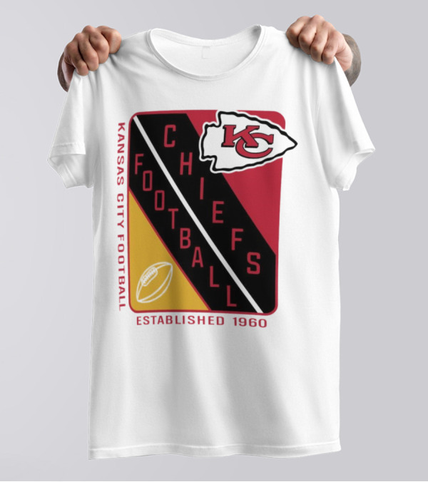 Kansas City Chiefs Football Established 1960 KC T-Shirt