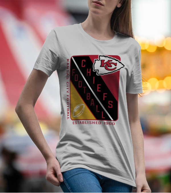 Kansas City Chiefs Football Established 1960 KC T-Shirt