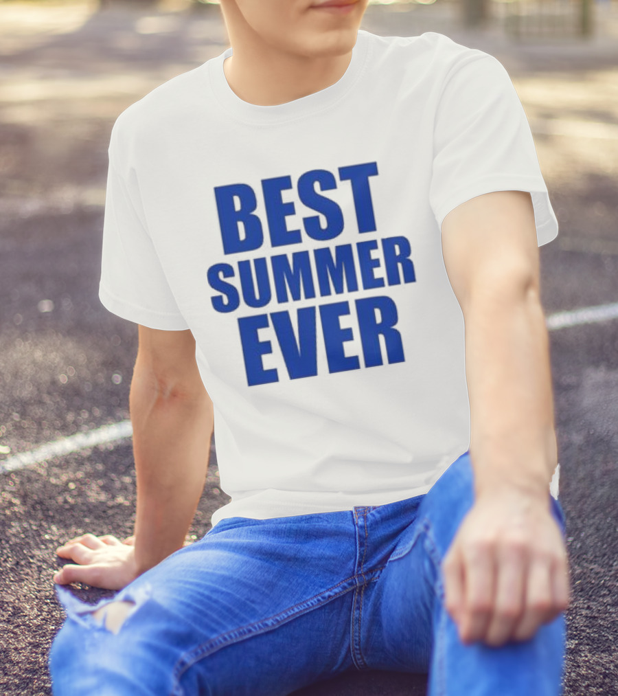 Best Summer Ever Natalie King Wearing Best Summer T-Shirt