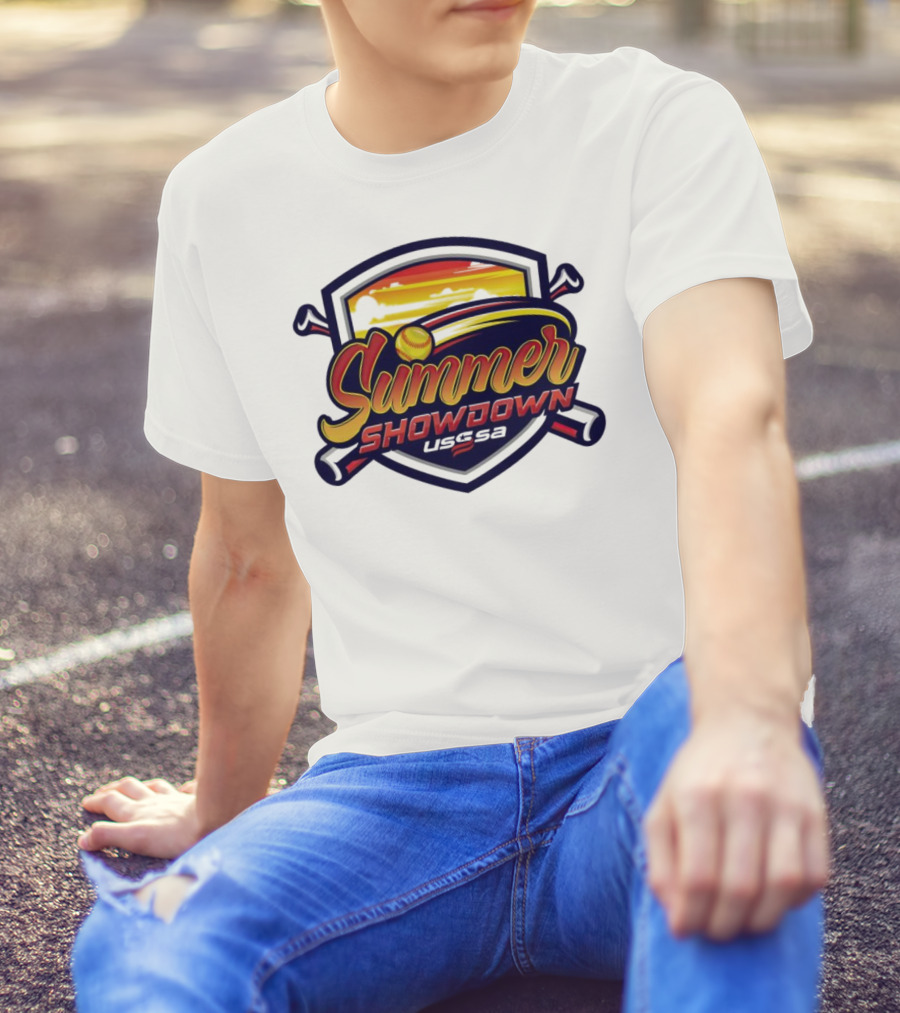 USSSA Summer Showdown Softball Sunset T-Shirt