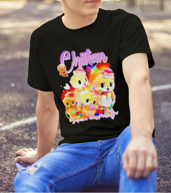 Chiitan Japan's Crazy Mascot Hinged Tweets T-Shirt