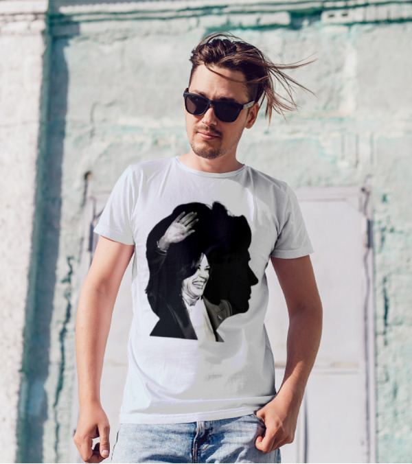 Kamala Harris Overlaid With Hillary Clinton Silhouette Image T-Shirt