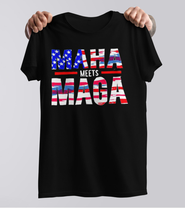 MAHA Meets MAGA US Flag T-Shirt