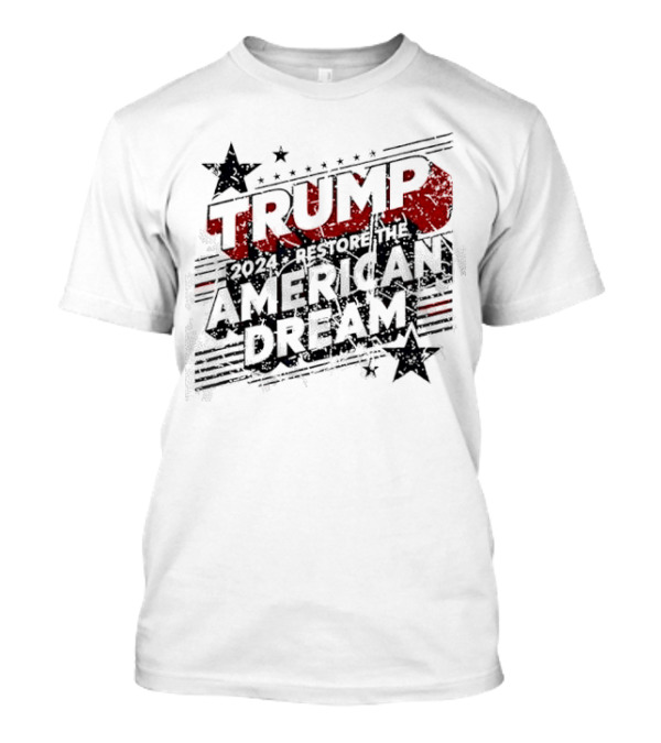 Vintage Trump 2024 Restore The American Dream Retro T-Shirt