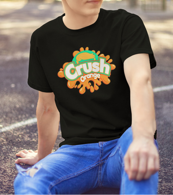 Crush Orange Donald Trump Cartoon Hair T-Shirt