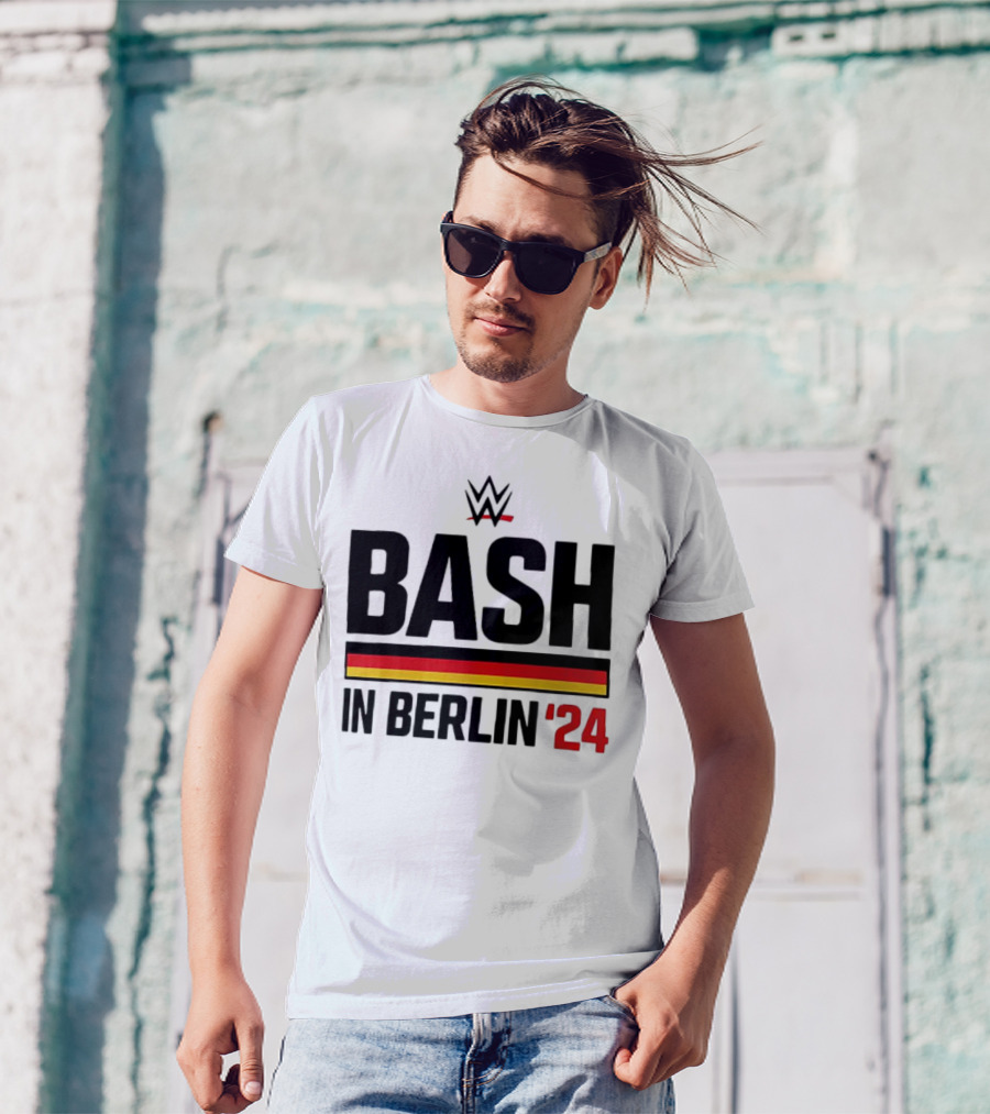 WWE Bash In Berlin '24 With German Flag Colors T-Shirt