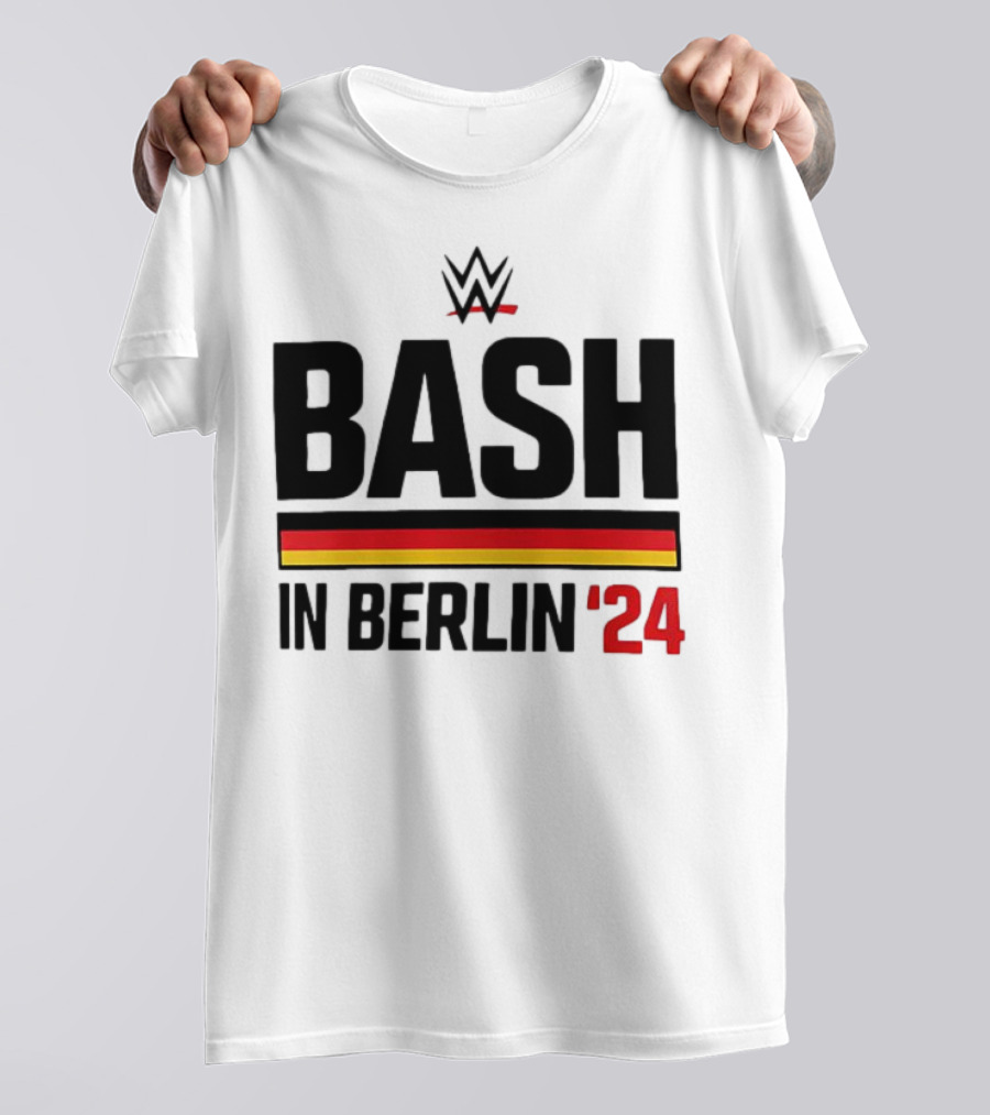 WWE Bash In Berlin '24 With German Flag Colors T-Shirt