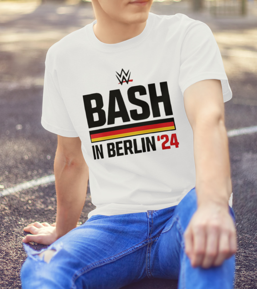 WWE Bash In Berlin '24 With German Flag Colors T-Shirt
