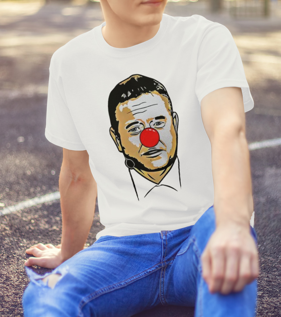Nolesunis Clown Kirk Is A Jerk Red Nose T-Shirt