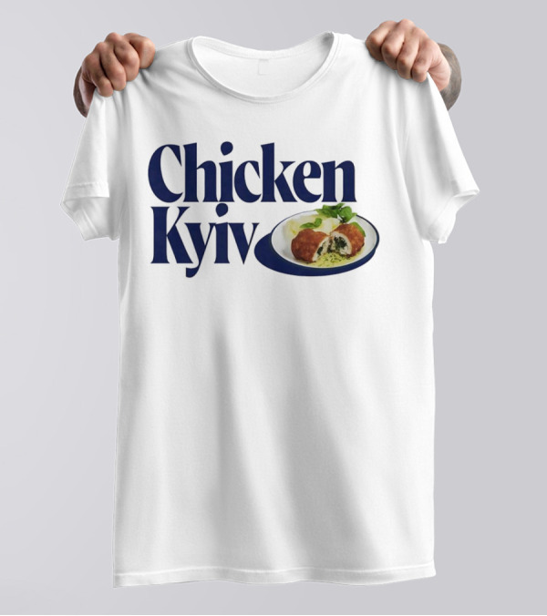 Chicken Kyiv Plate With Stuffed Cutlet And Greens T-Shirt