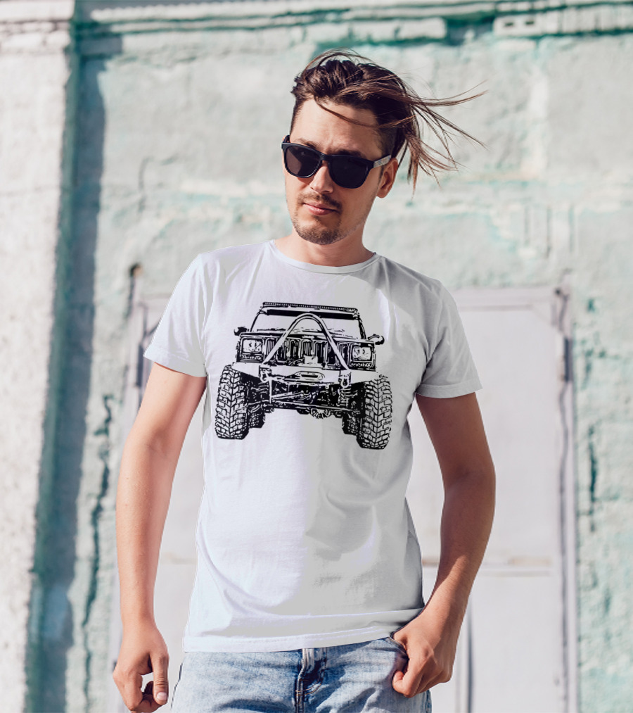 Cherokee XJ 2nd Gen Off Road Rally Dakar Jeep Adventure T-Shirt