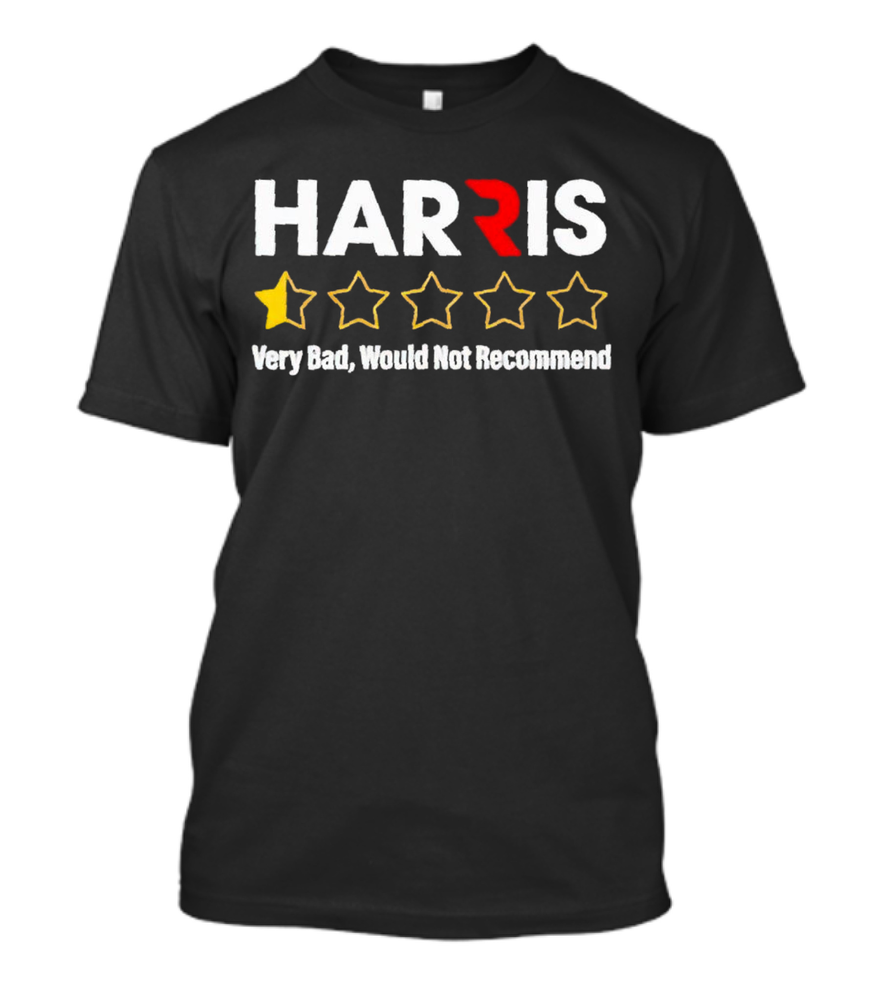 Harris One Star Very Bad Would Not Recommend Five Star Rating System T-Shirt