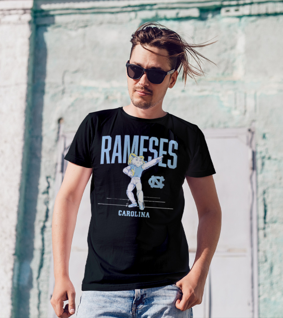 Rameses Carolina Tar Heels Football Mascot T-Shirt
