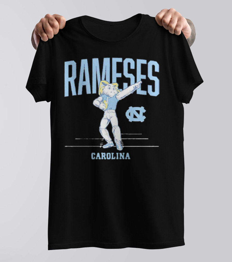 Rameses Carolina Tar Heels Football Mascot T-Shirt