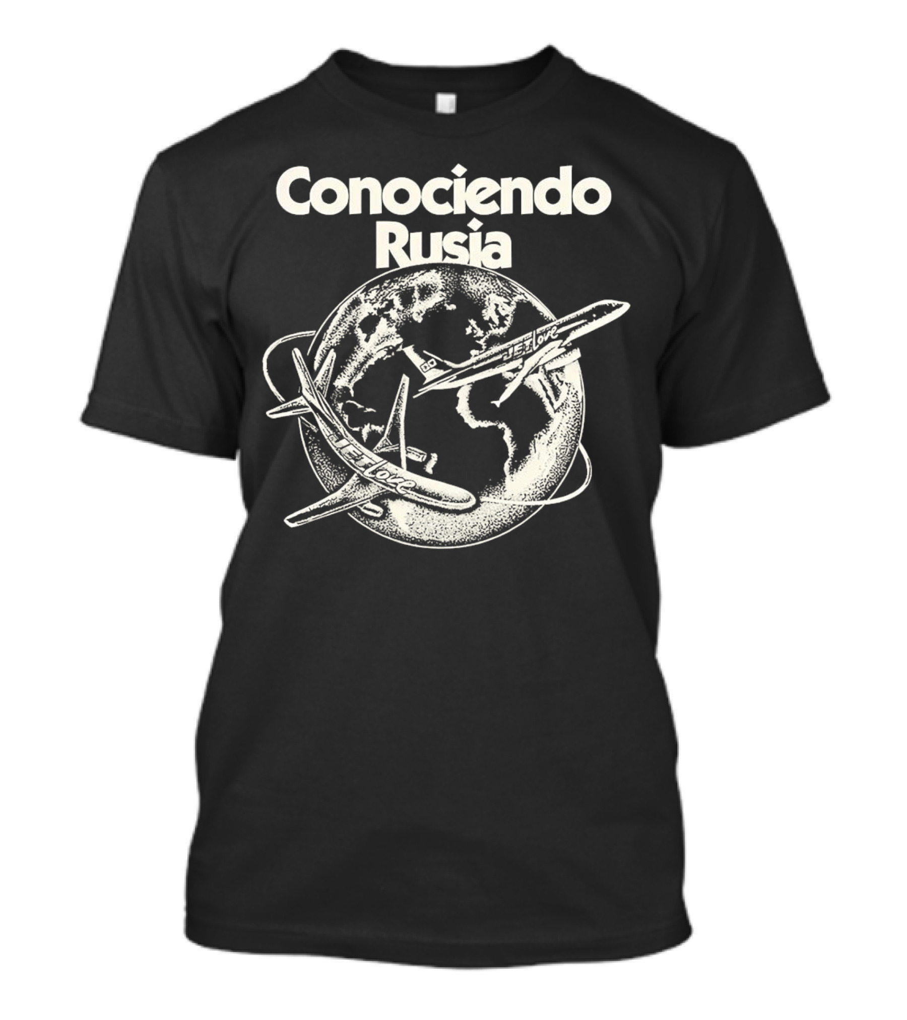 Conociendo Rusia Jet Love Tour World Airplanes T-Shirt
