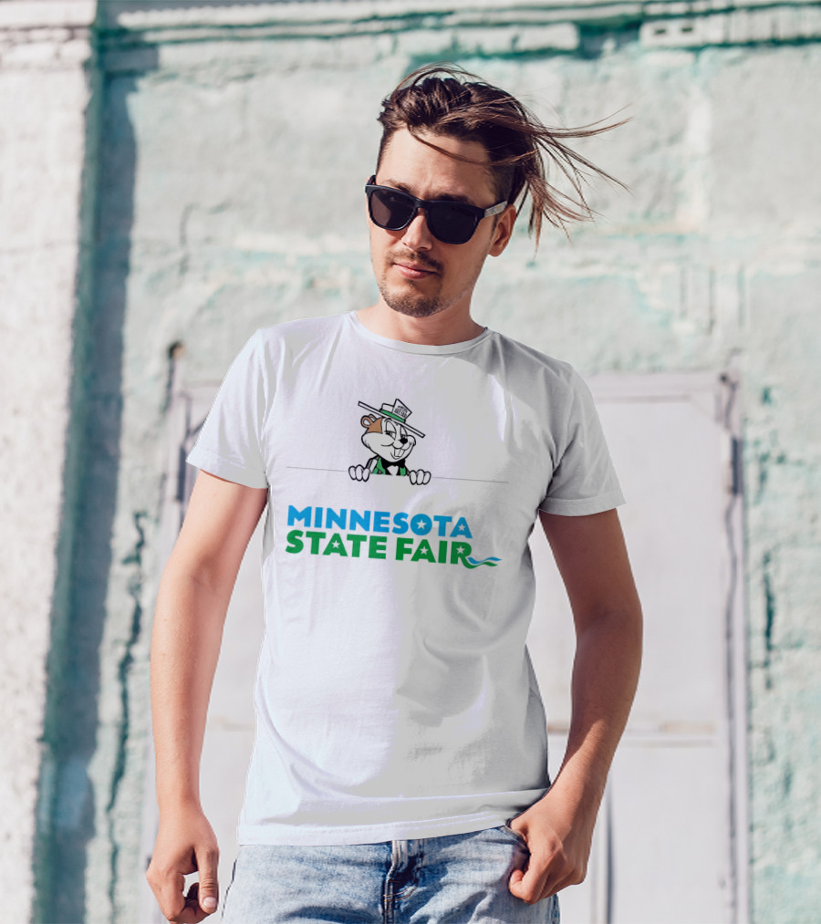 MINNESOTA STATE FAIR Gopher With Hat T-Shirt