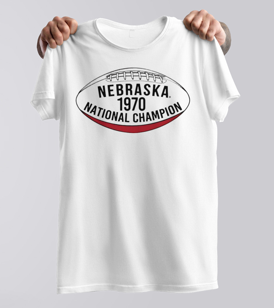 Nebraska 1970 National Champion Football Vintage T-Shirt