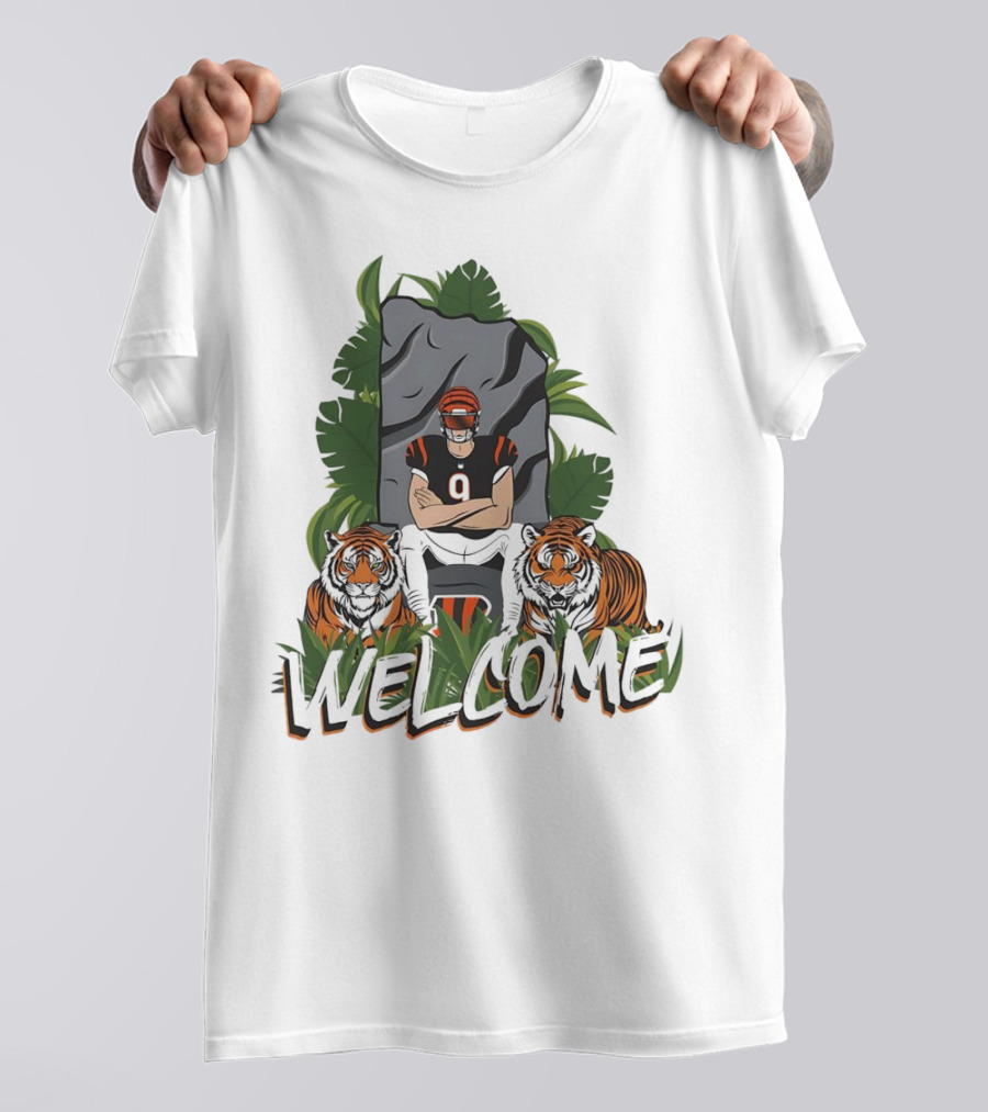 Welcome Joe Burrow Cincinnati Bengals Football Tigers T-Shirt